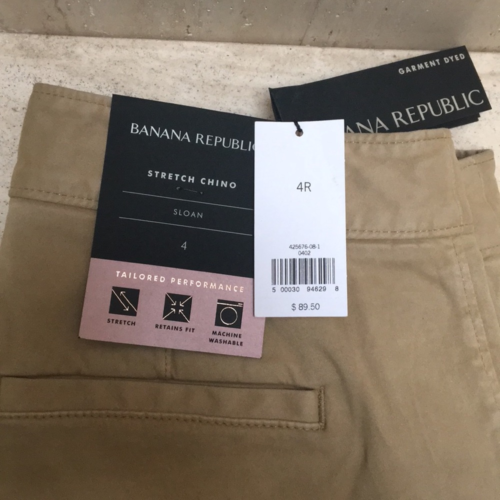 Banana republic: stretch• chino styled pants